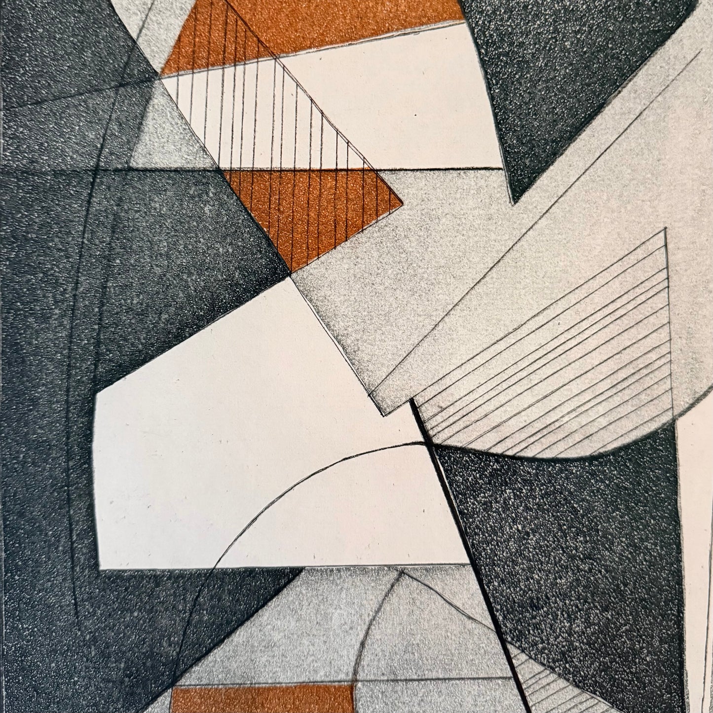 "Projets de Pégase", 1962 - Etching by Alberto Magnelli (1888-1971) - With Accompanying Poem by Jean Arp