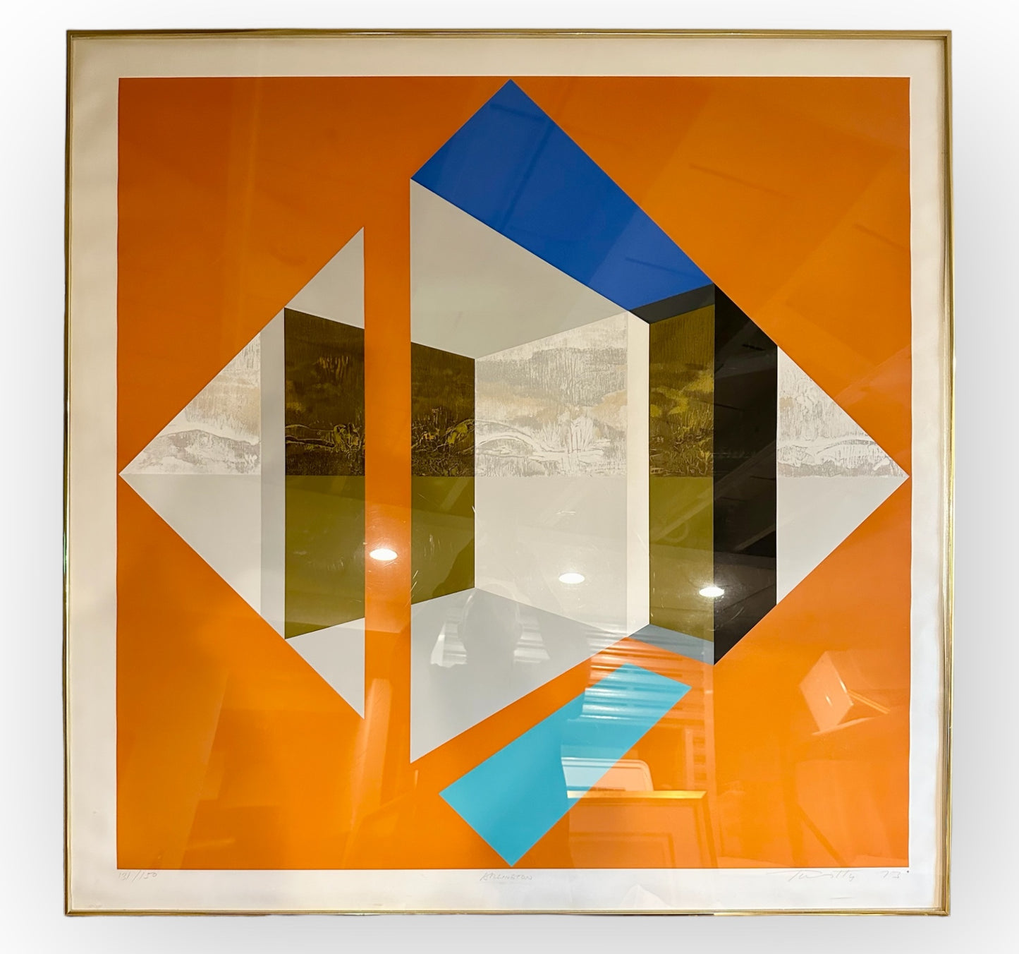 "Arlington, 1973", Screenprint by James Twitty