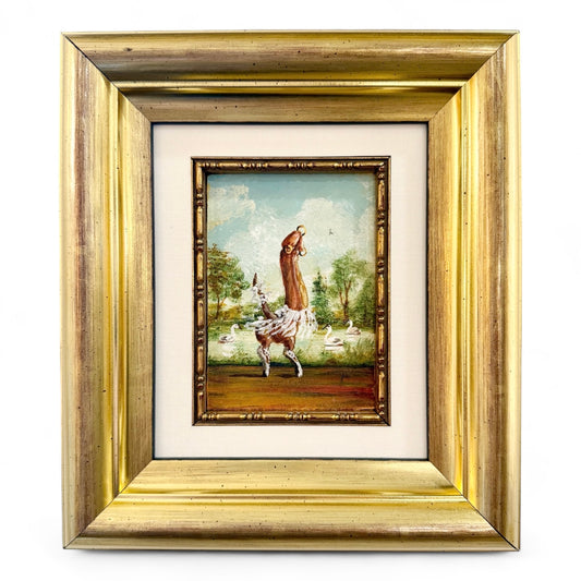 Miniature Phallic Painting by Jan Willemsen, Netherlands - 20th Century - 1 of 2