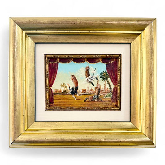 Miniature Phallic Painting by Jan Willemsen, Netherlands - 20th Century - 2 of 2