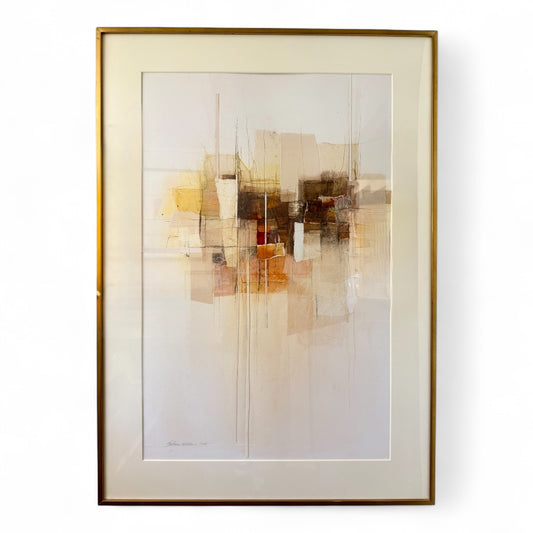 Abstract Watercolor & Mixed Media - 1978- by Barbara Weldon (1935 - 2007)