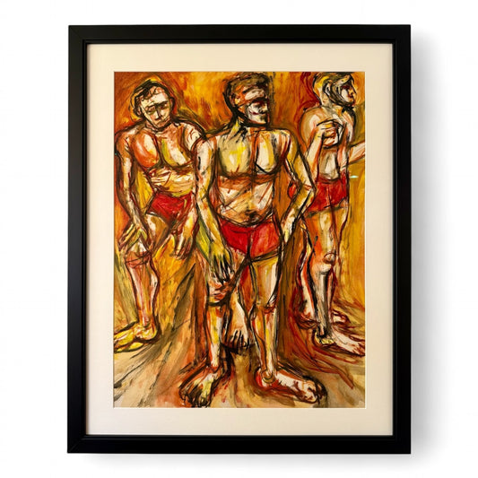 1960s Gouache on Paper by James Quentin Young (1936-2022)