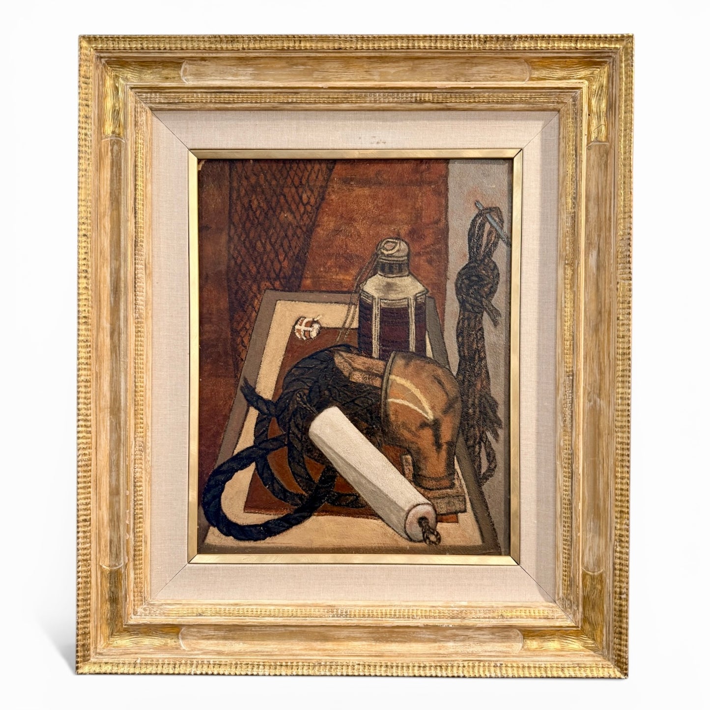 Unsigned Still Life - Oil on Board, 1919