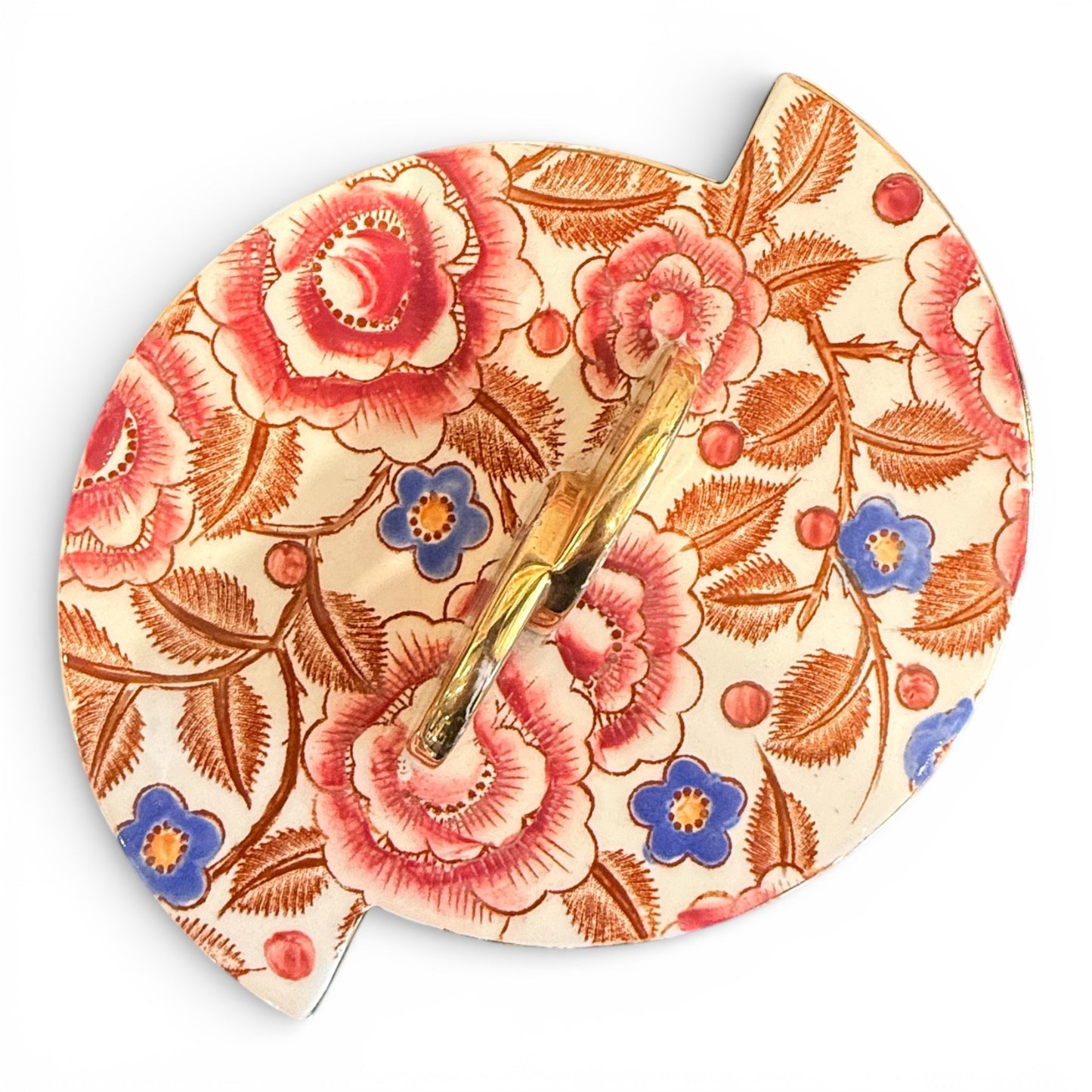 Art Deco Ceramic Jewelry Box by Raymond Chevalier for Boch La Louviere, Belgium