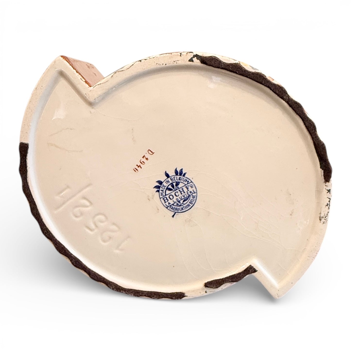 Art Deco Ceramic Jewelry Box by Raymond Chevalier for Boch La Louviere, Belgium