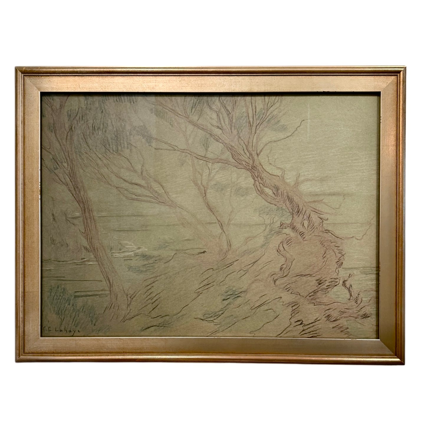 Early 20th C. French Composition by Francois Etienne Lahaye (1878-1949)