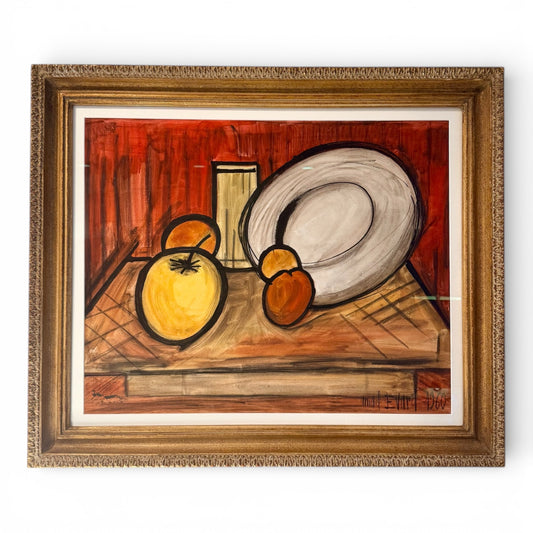 French Modernist Still Life - 1960s - Gouache on Paper by Michel Evard (b. 1938)