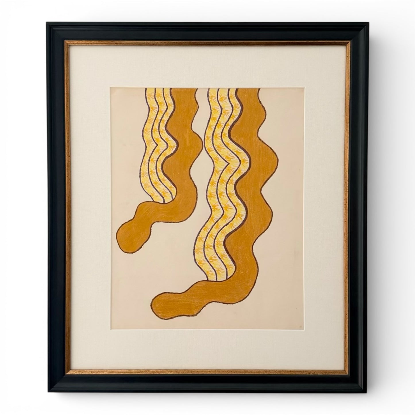 "Diary Series, New York City, Chelsea Hotel, 1966" - Crayon on Paper by Rolf Guenther Dienst (1942-2016)