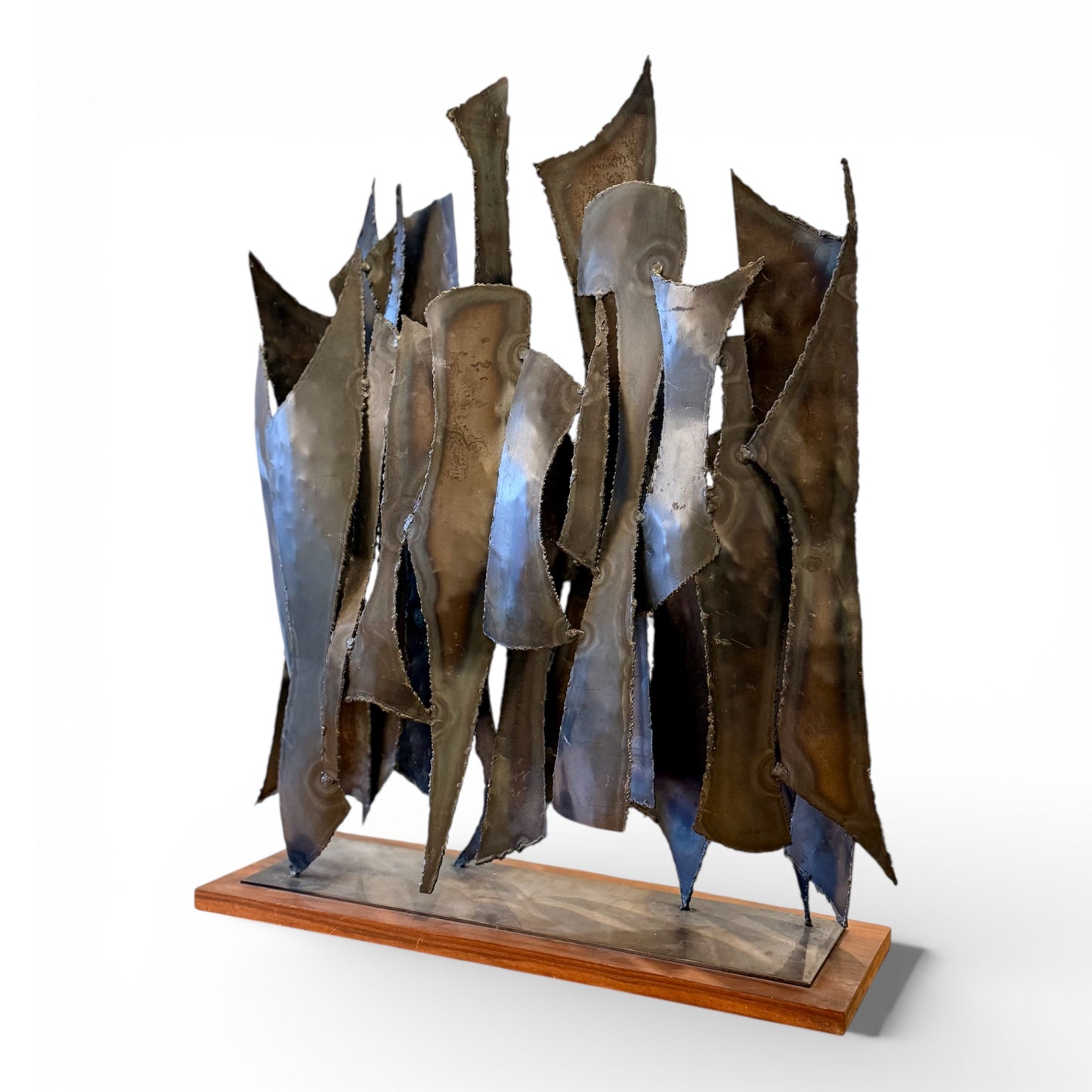 Large Brutalist Steel Sculpture, 1970s