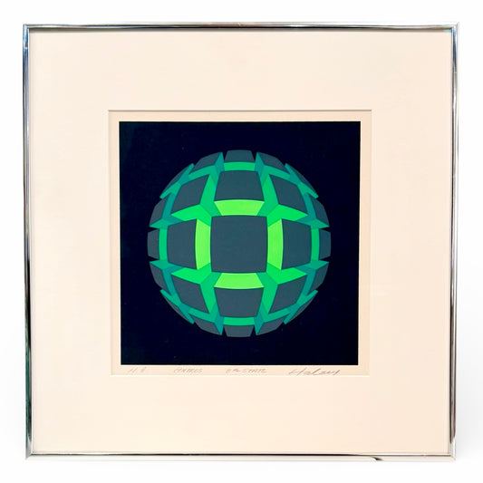 Centros, 8th State - Serigraph on Paper by Brian Halsey (b. 1942)