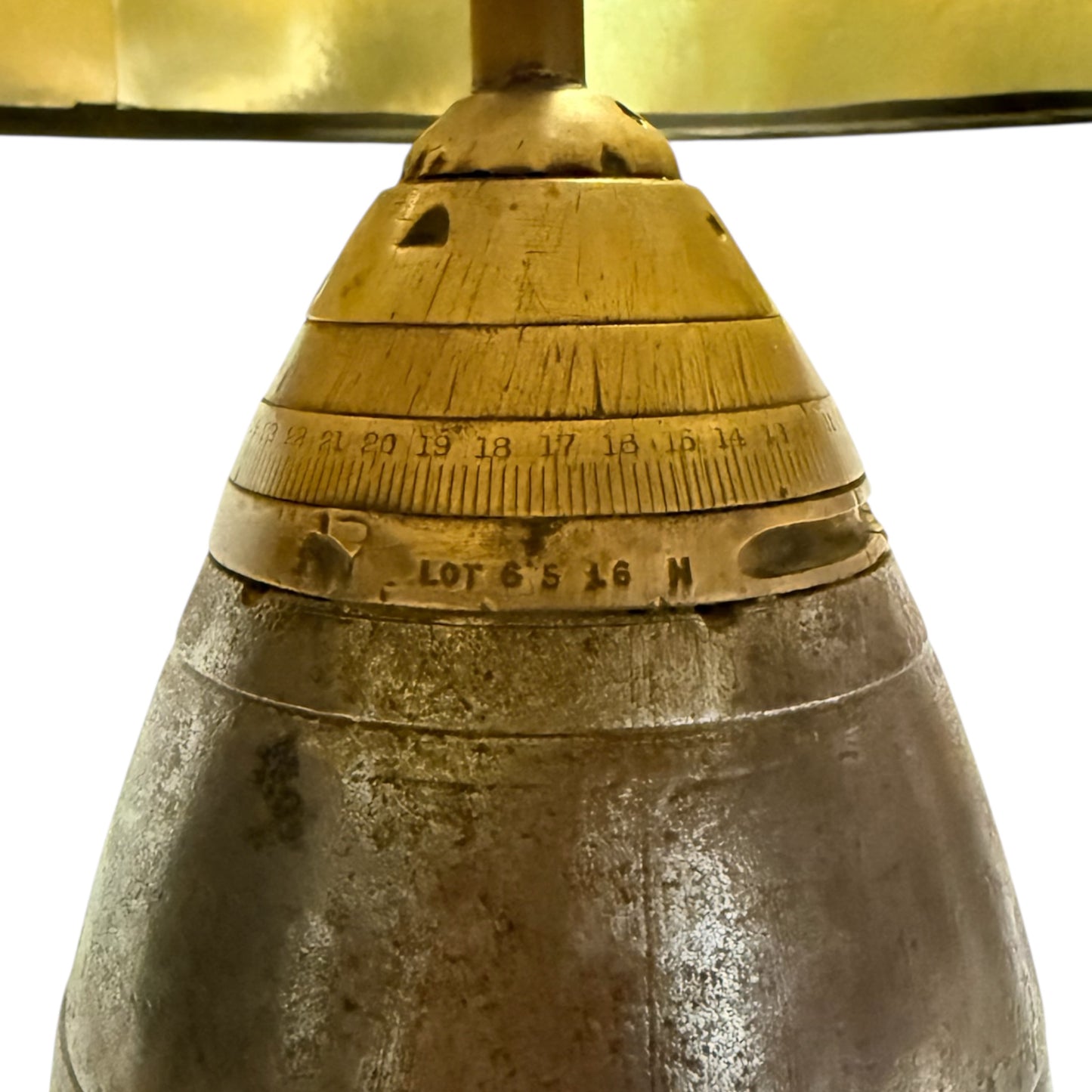 Antique Artillery Shell Lamp