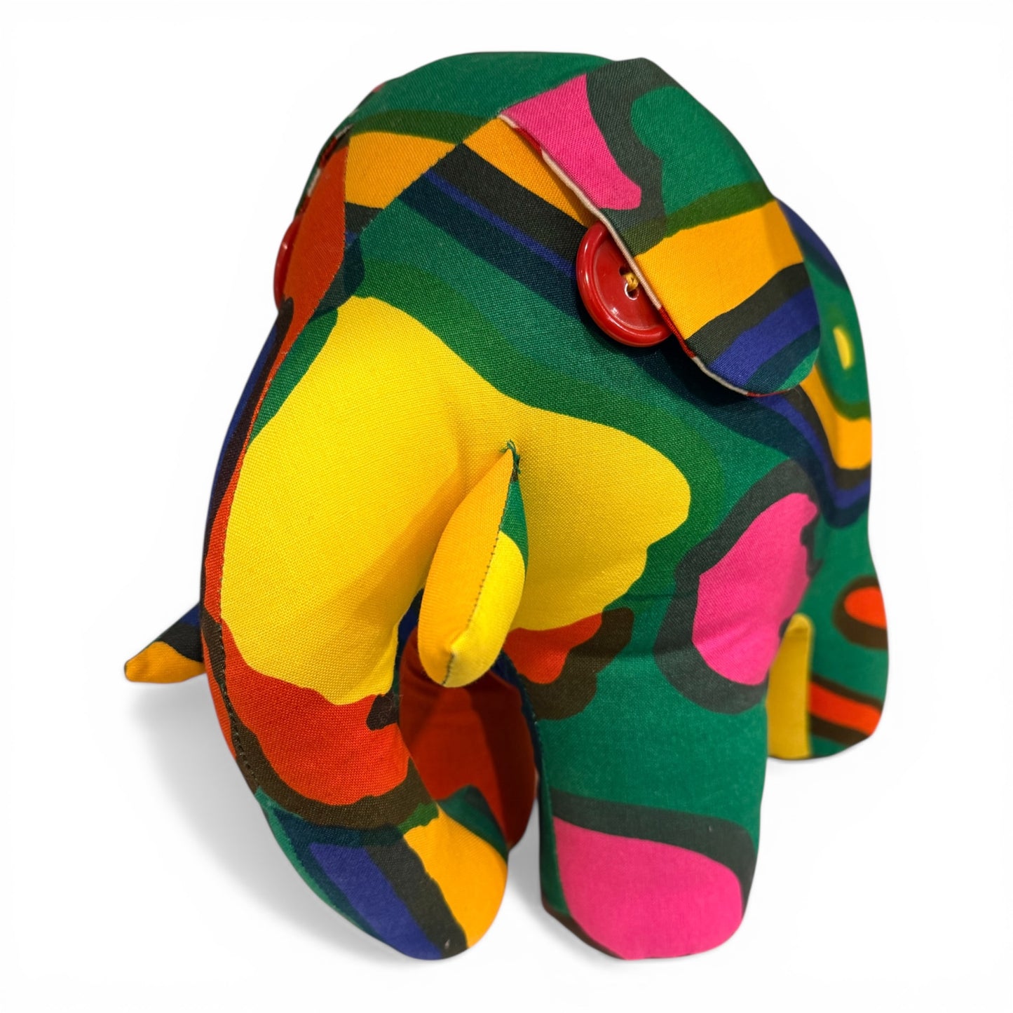 1970s Marimekko / Banbury Cross Stuffed Elephant
