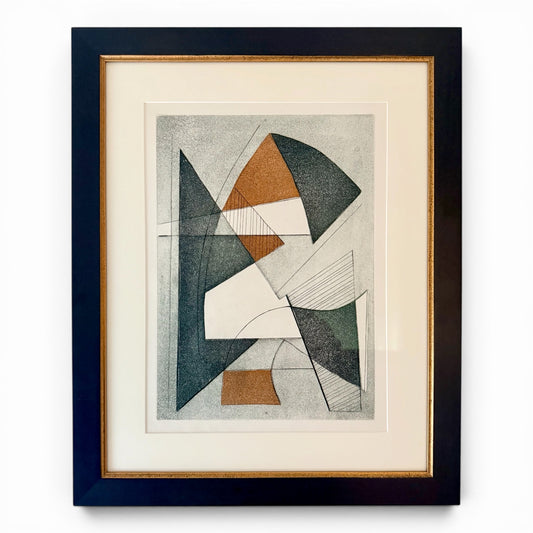 "Projets de Pégase", 1962 - Etching by Alberto Magnelli (1888-1971) - With Accompanying Poem by Jean Arp